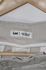 Lee White Straight Pant - Small