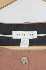 Topshop Pink Straight Pant - Small