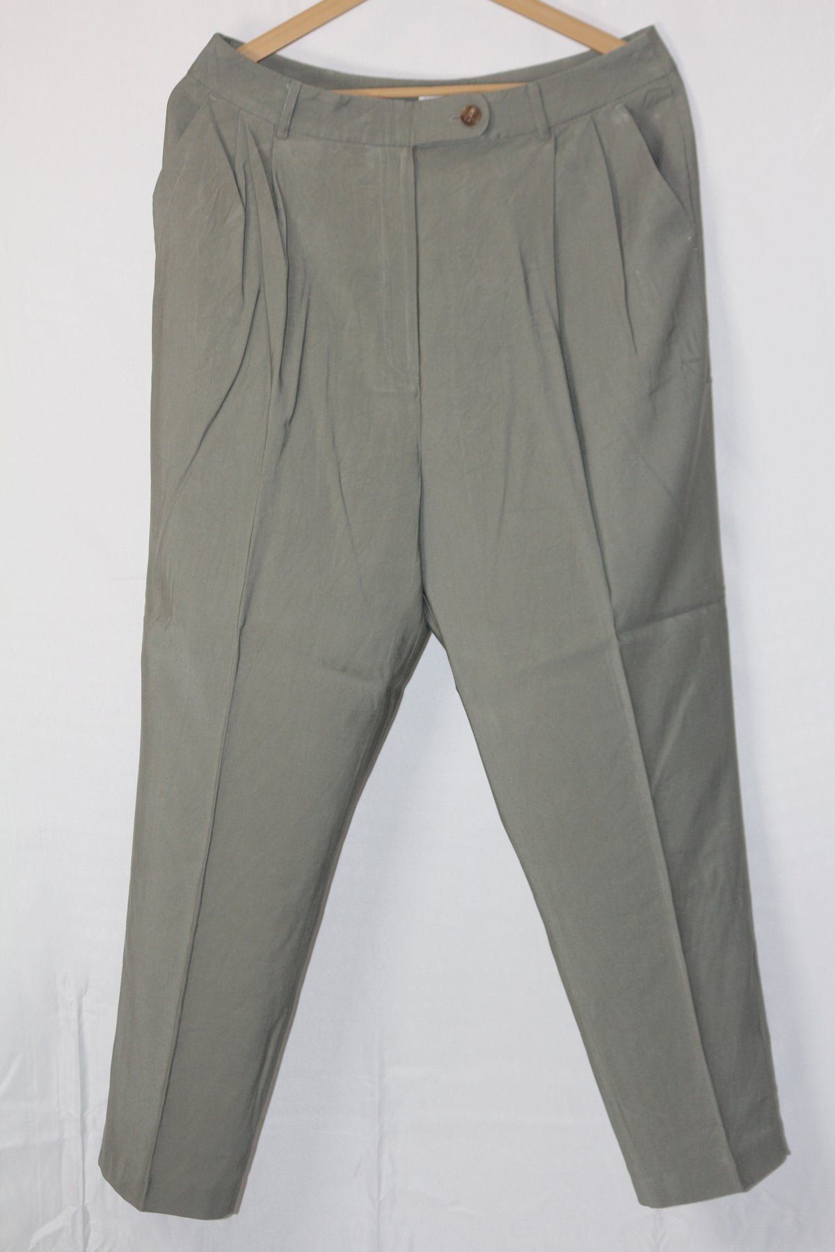 Topshop Mint Green Straight Pant - Medium