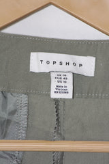 Topshop Mint Green Straight Pant - Medium