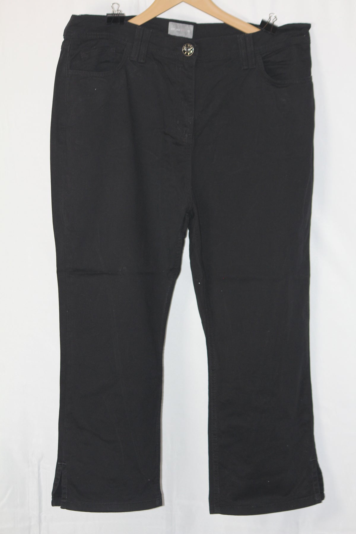 Per Una Black Straight Pant - XL