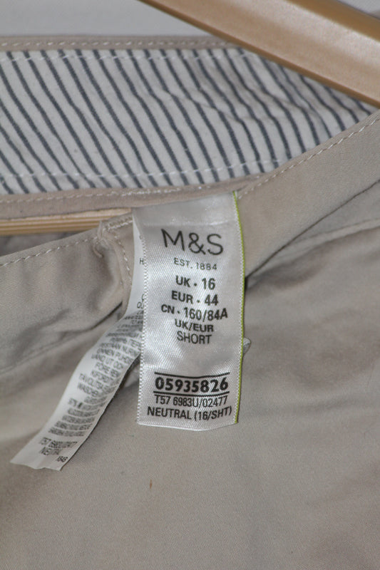 M&S Fawn Straight Pants - Medium