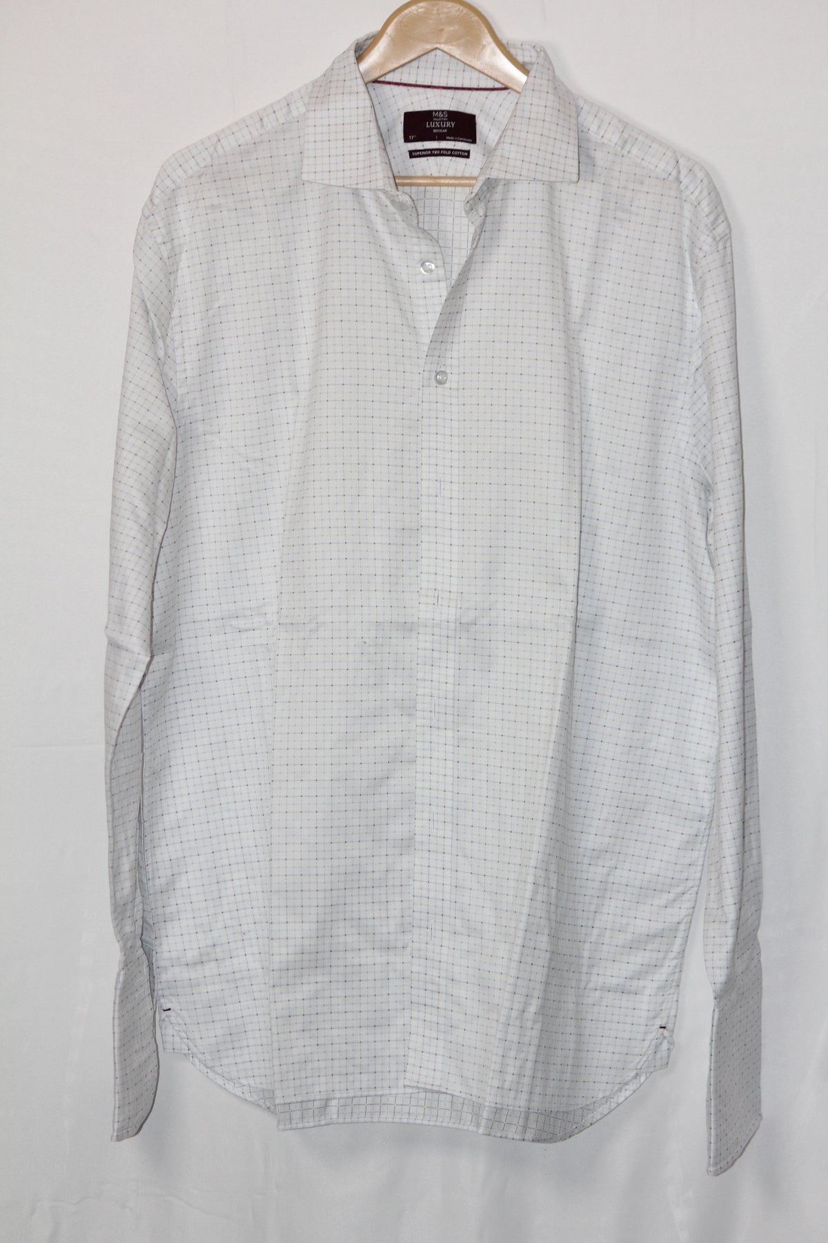 M&S White Button Down Shirt – Large (Men)