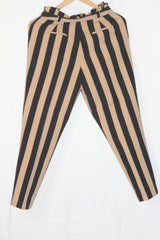 New Look Fawn and Black Straight Pant - Medium