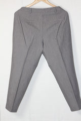 Petite Grey Straight Pant - Small