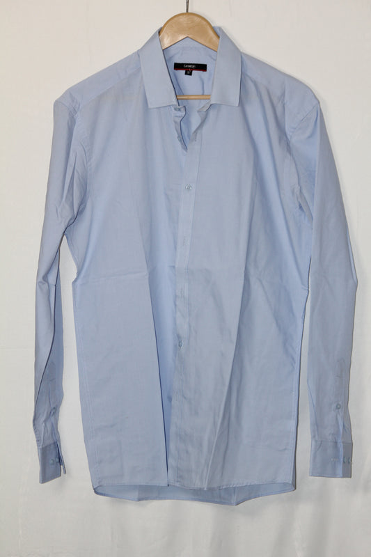 George Blue Cotton Shirt – Large (Men)