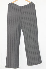 M&S Grey Check Palazzo Pant (Medium)