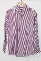 Eton White Striped Button Down Shirt – Medium (Men)