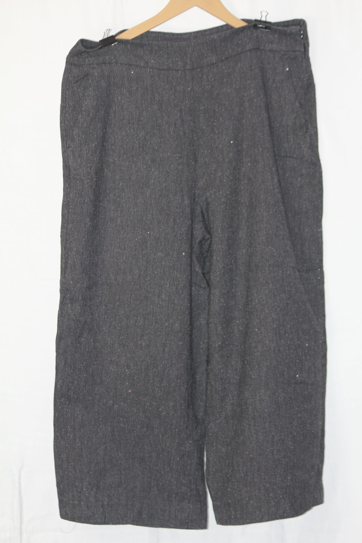 M&S Grey Straight Pant - Large