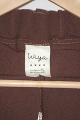 Wiya Brown Straight Pant - Small