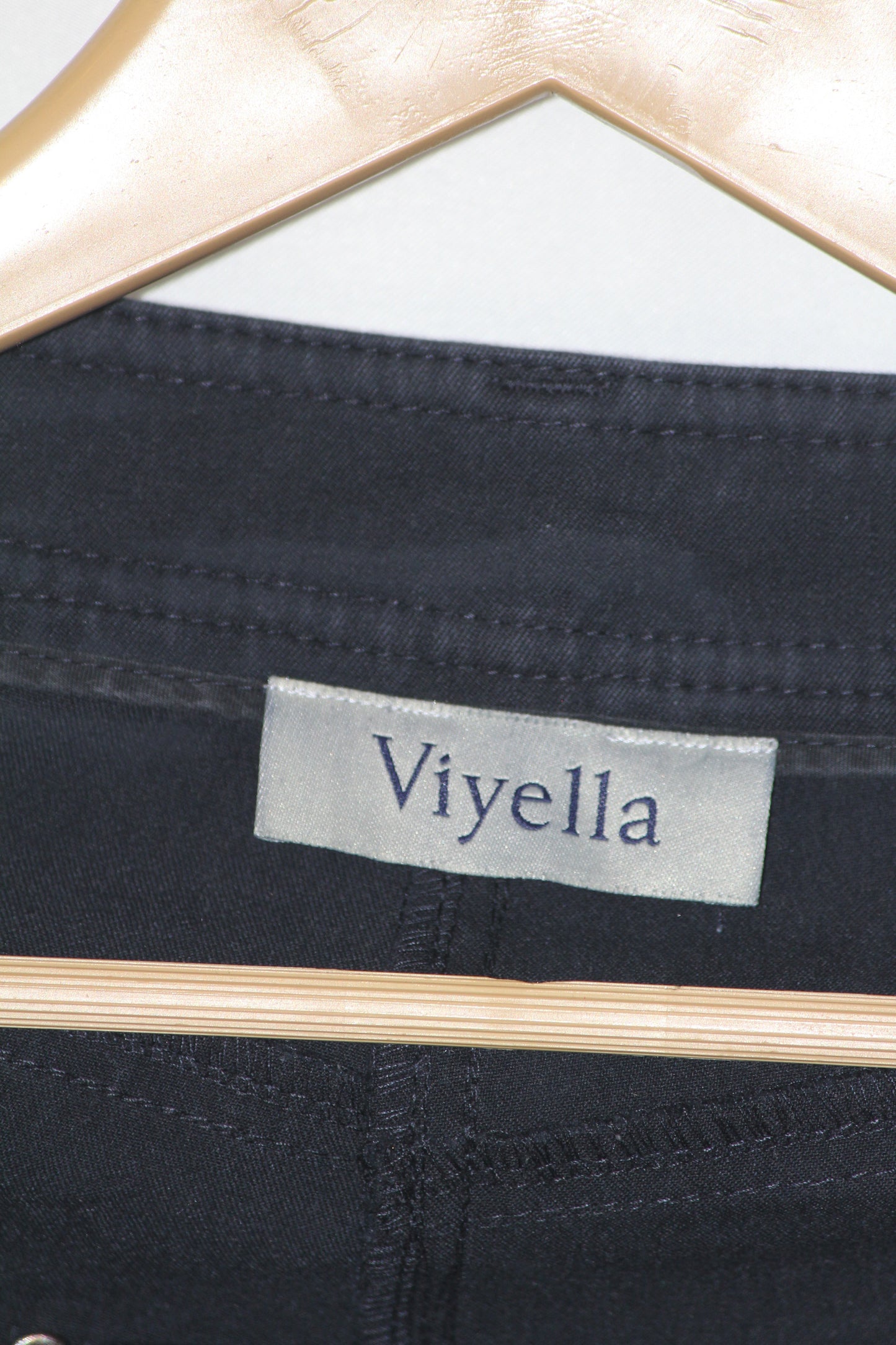 Viyella Classic Black Bell Bottom Pants