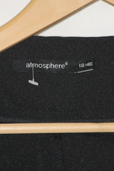 Atmosphere Black Straight Pant - Large