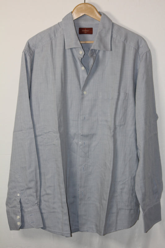 Italian Grey Button Down Shirt – XL (Men)