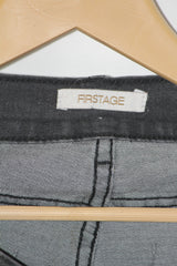 Firstage Black Straight Pant - Medium