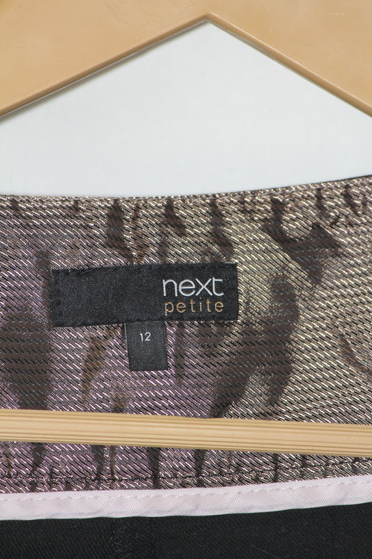 Next Black Tailored Bell Bottom Pants