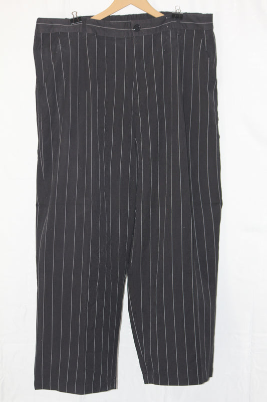 Yours Black Straight Pant - XL