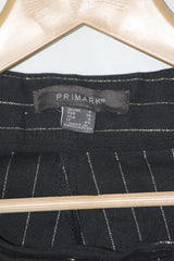 Primark Black Straight Pant - Small