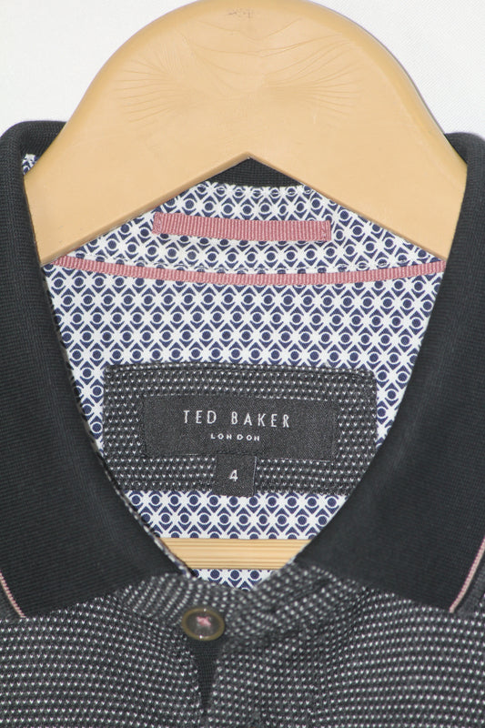 Ted Baker Black Full Sleeves T-Shirt – Medium