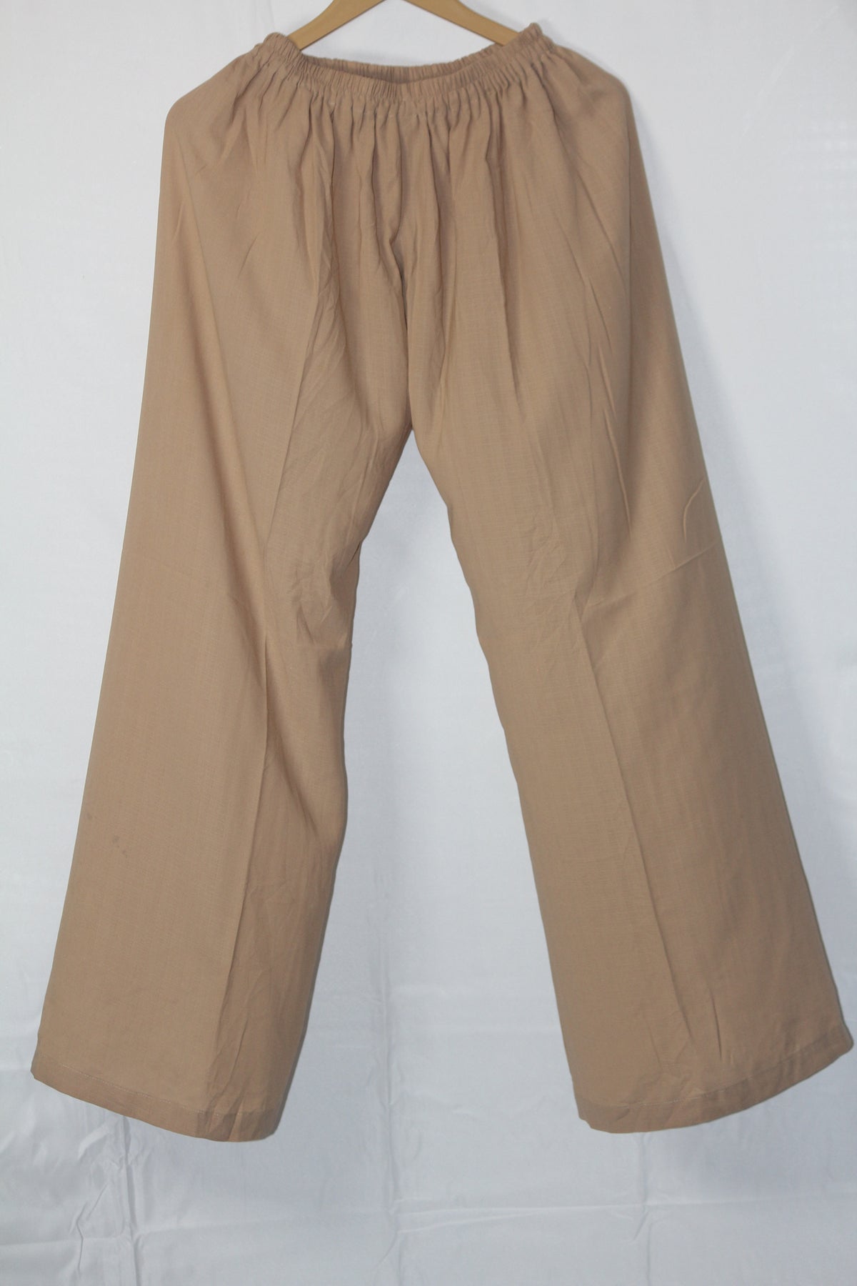 Thriftyfy Camel Palazzo Pant (Small)