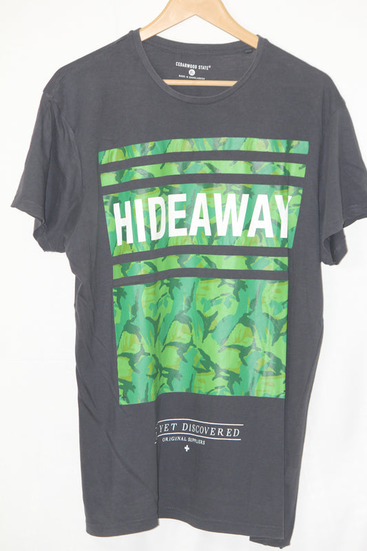 Cedarwood State Black T-Shirt – XL