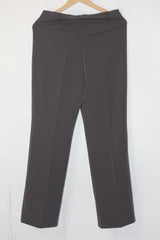Sarah Chole Grey Straight Pant - Medium