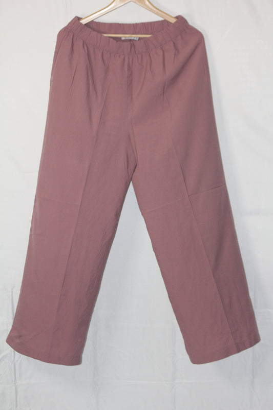 Tavin Pink Stretch Palazzo Pant (Large)