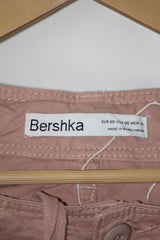 Bershka Pink Straight Pant - Small