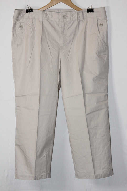 Bass Off White Straight Pant - Large