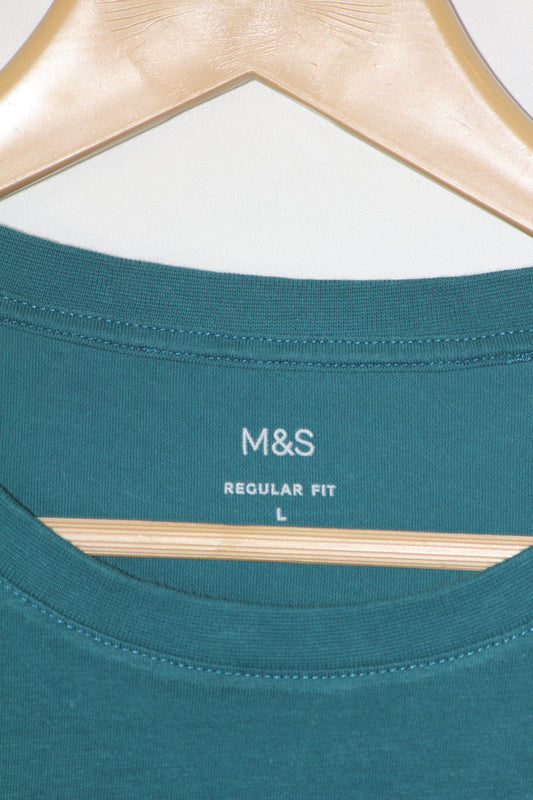 M&S Sea Green T-Shirt – Large