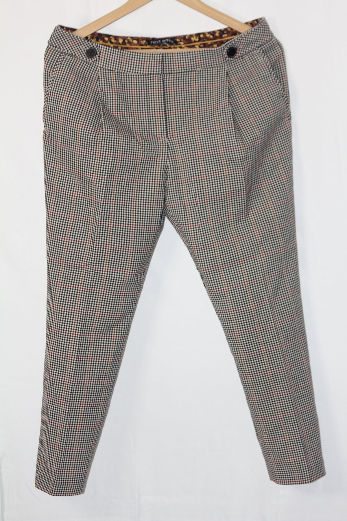 Next Grey Straight Pant - Medium