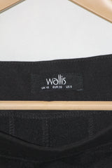 Wallis Black Straight Pant - Medium