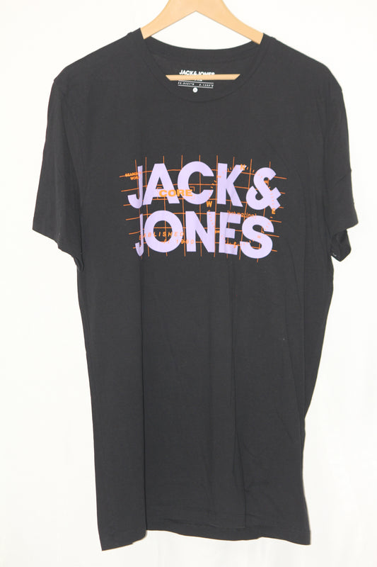 Jack & John Black T-Shirt – XL