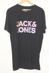 Jack & John Black T-Shirt – XL