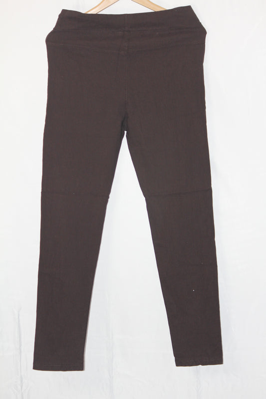 Thriftyfy Brown Straight Pant - Medium