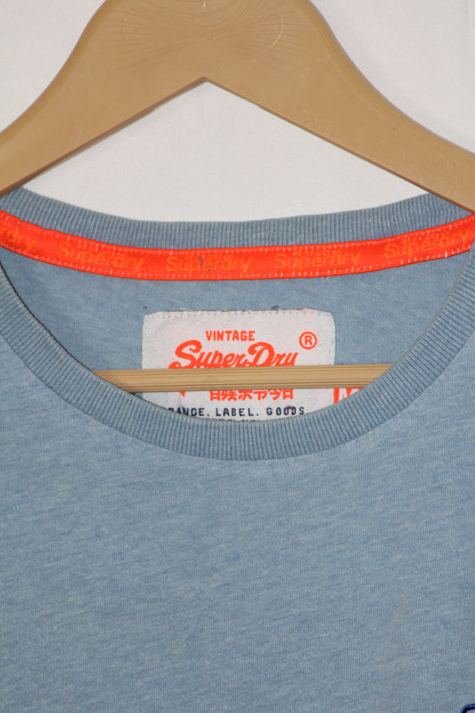 SuperDry Light Blue T-Shirt – Medium