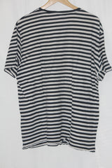 H&M Navy & White Striped T-Shirt