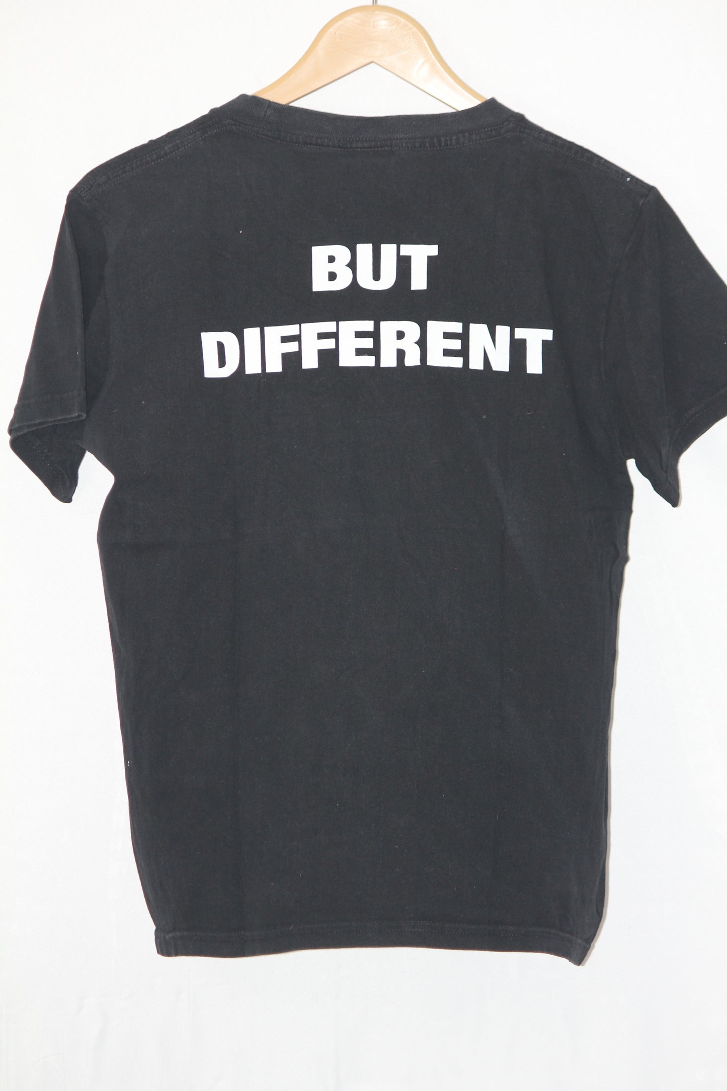 Body Fit Black Printed T-Shirt