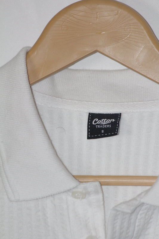 Cotton Trades White T-Shirt – Small