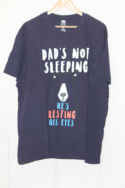 F&F Navy Printed XXL T-Shirt