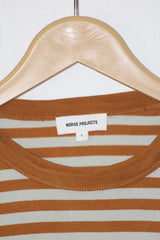 Morse Projects Cream & Brown Striped T-Shirt