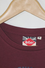 Lee Cooper Dark Red Full Sleeves T-Shirt – Medium