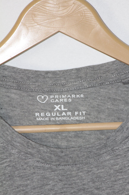 Primark Grey Half-Sleeve T-Shirt
