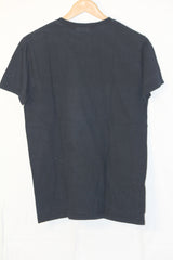 Gildan Black Printed T-Shirt with Man Design