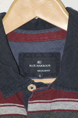 Blue Harbor Dual-Stripe Polo XL
