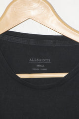 All Saints Black & Brown Striped T-Shirt