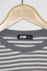 Gray Full Sleeve Crop Top – TW (Large)