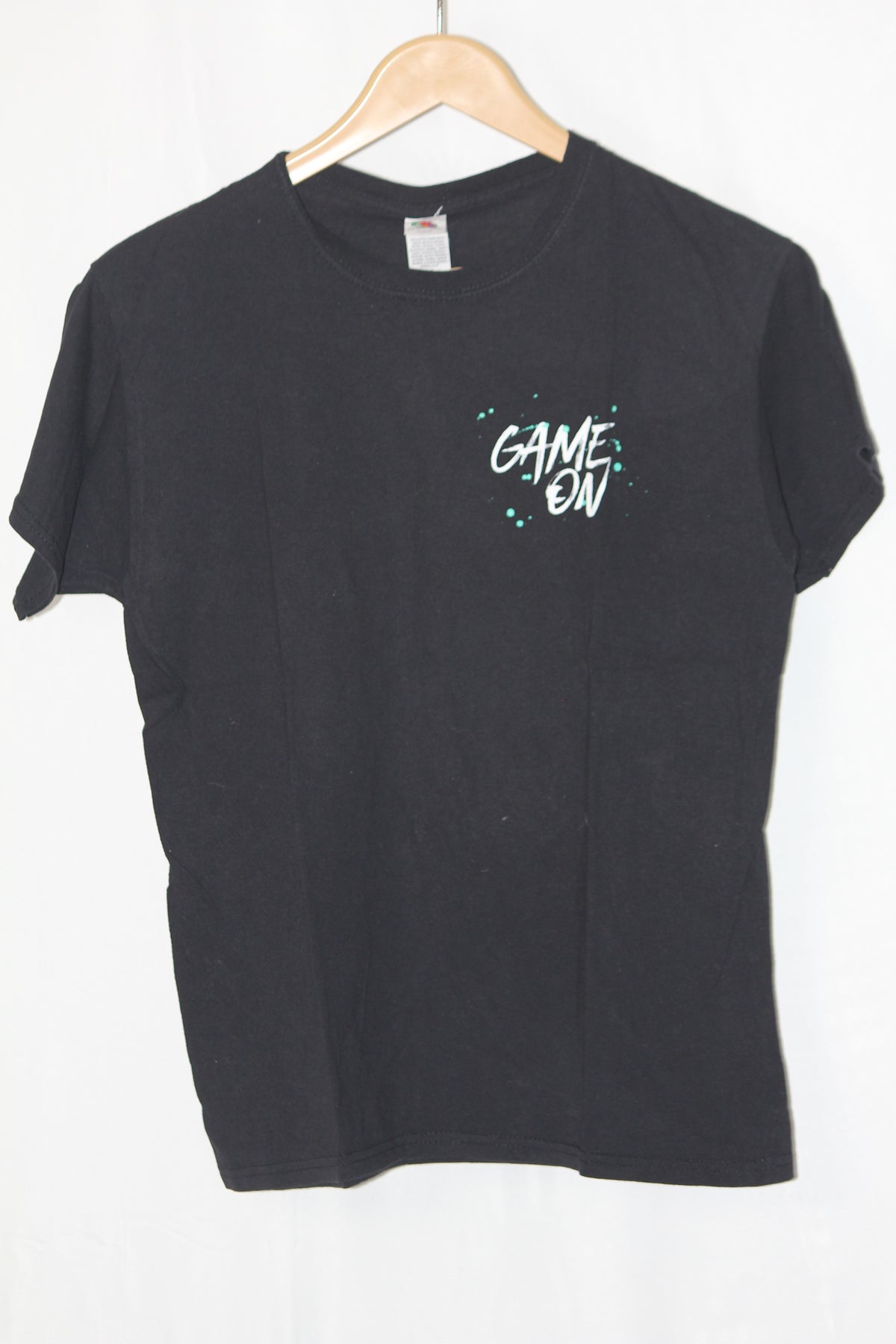 Fruit of the Loom Black Printed T-Shirt