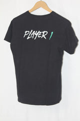 Fruit of the Loom Black Printed T-Shirt