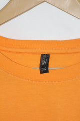 Orange Full Sleeve Crop Top – Blue Steel (Medium)