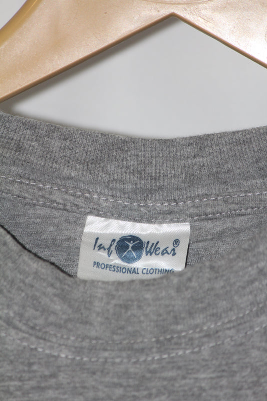 LnF Wear Grey Back Printed T-Shirt